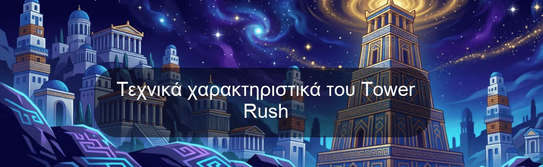 Τεχνικά χαρακτηριστικά του Tower Rush Τεχνικά χαρακτηριστικά του Tower Rush